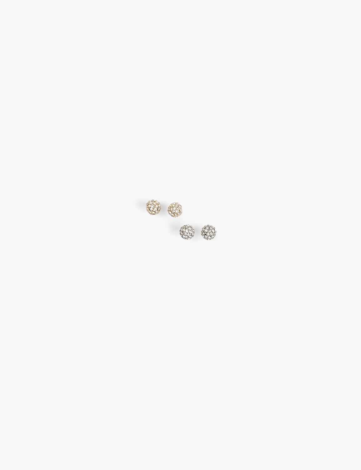 fireball stud earrings 2-pack
