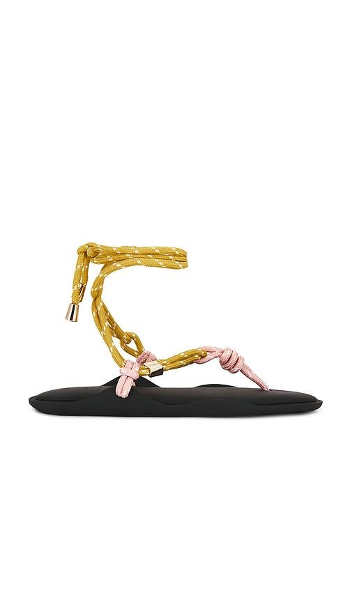 flã²wze flã² twin sandal in yellow. - size 37 (also in 38, 39)