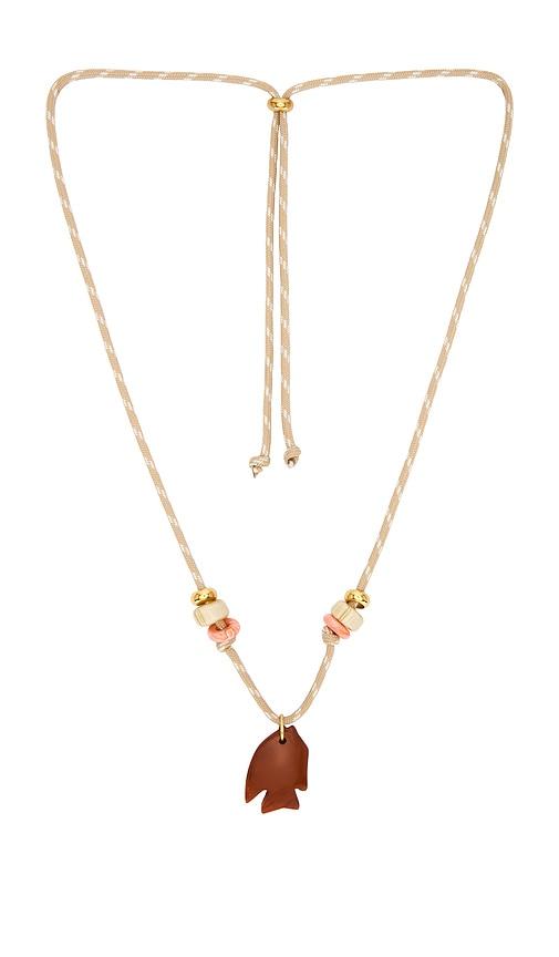 flã²wze flã³wze x collanine colorate necklace in beige.