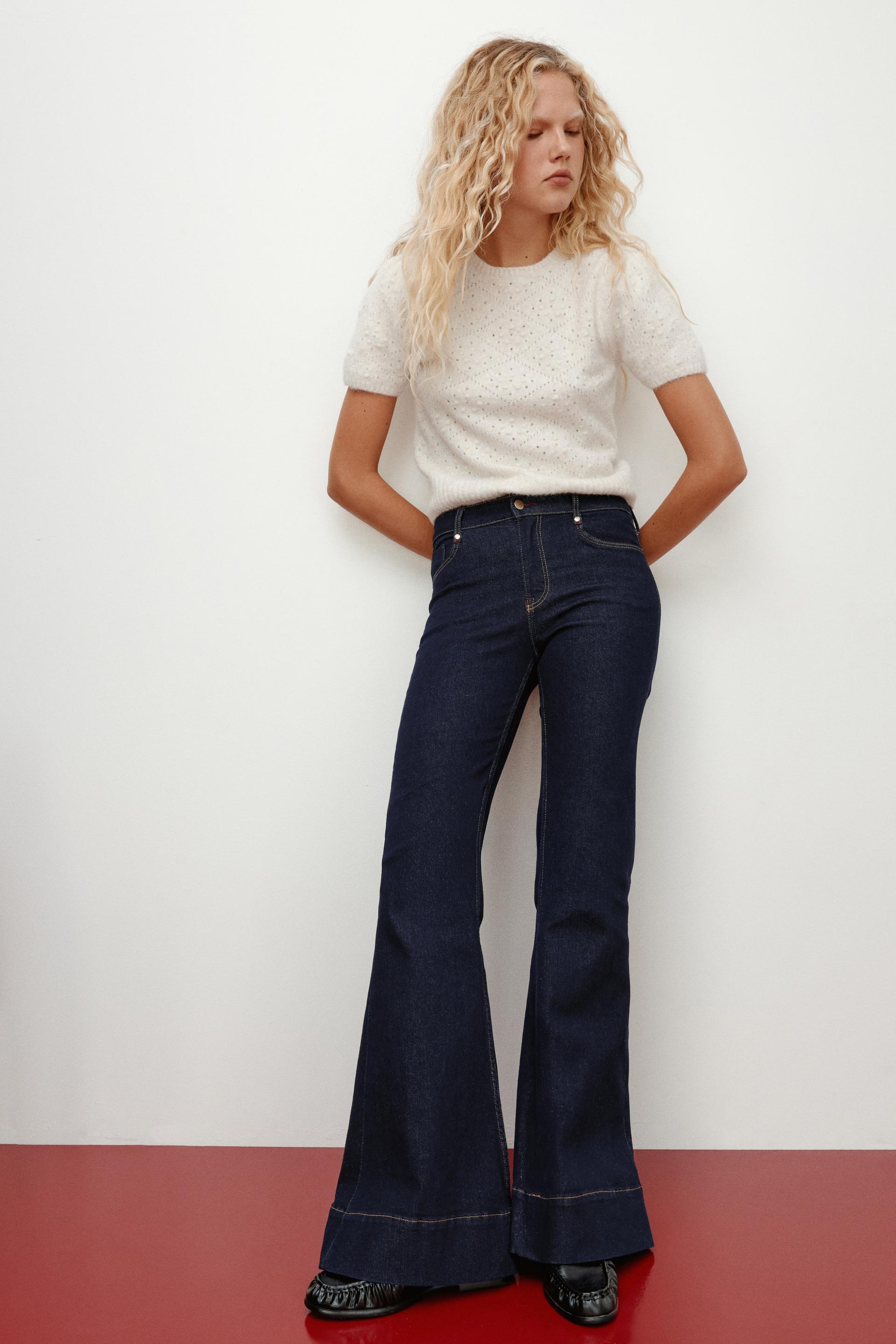 flared high jeans
