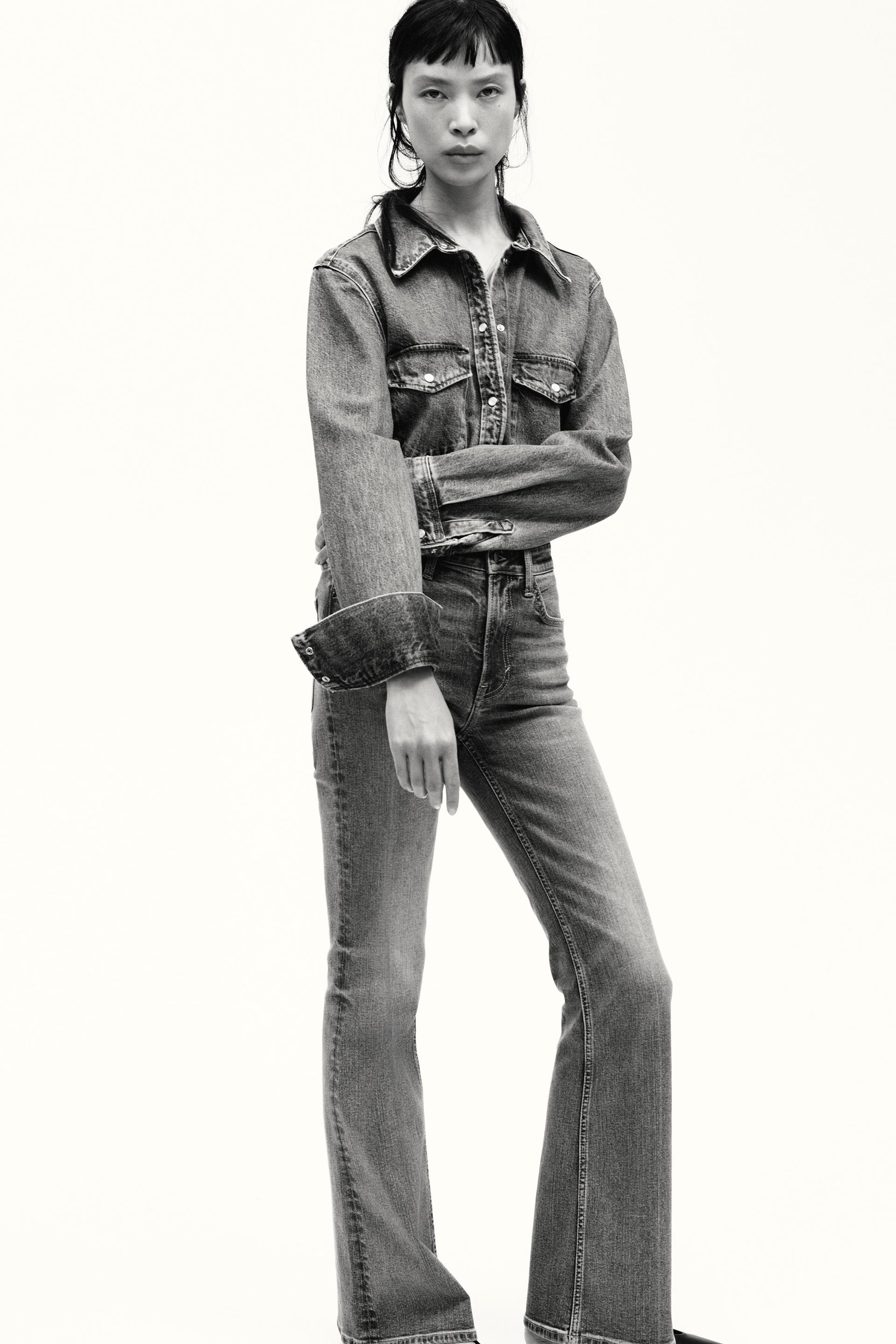 flared high jeans