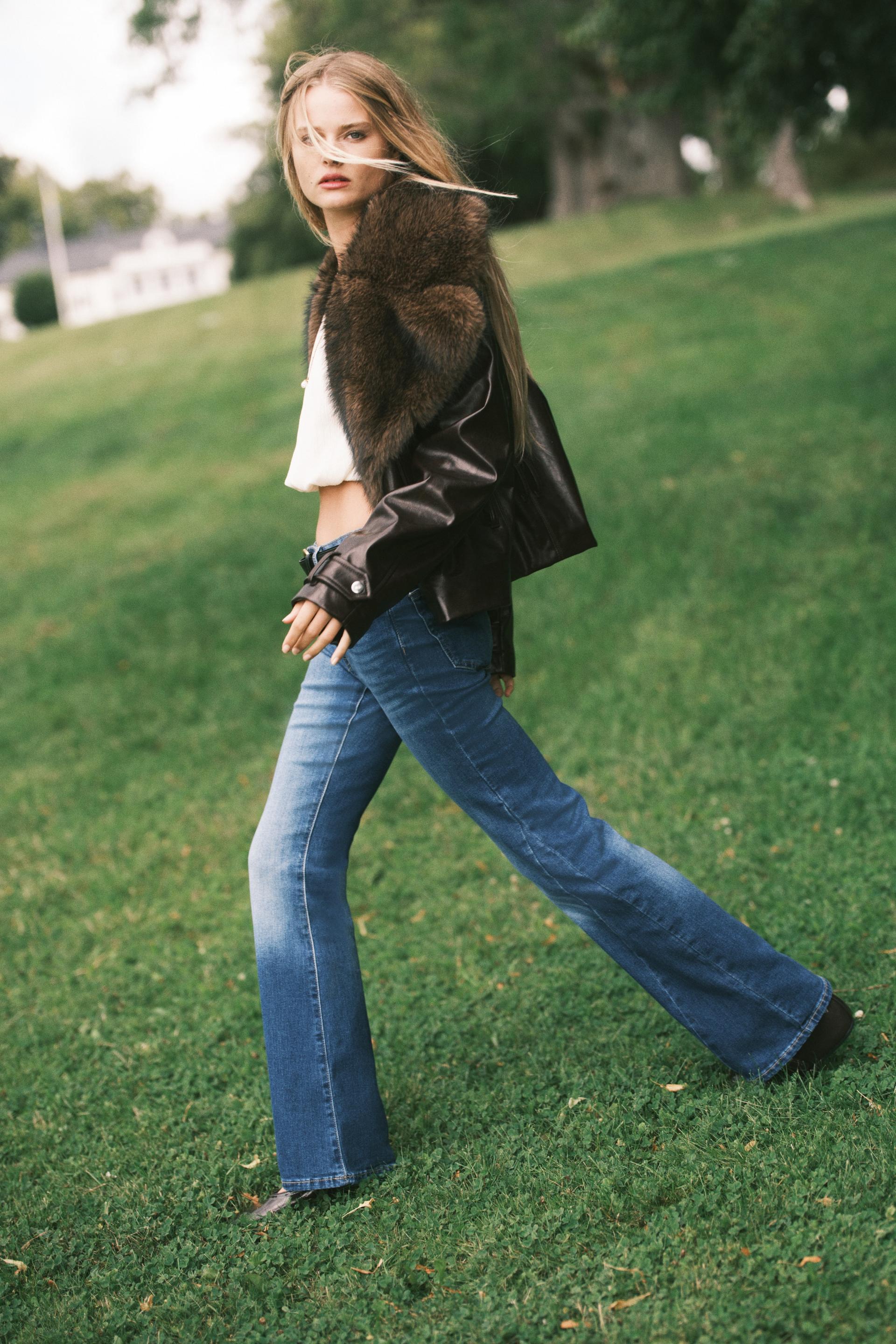 flared high jeans