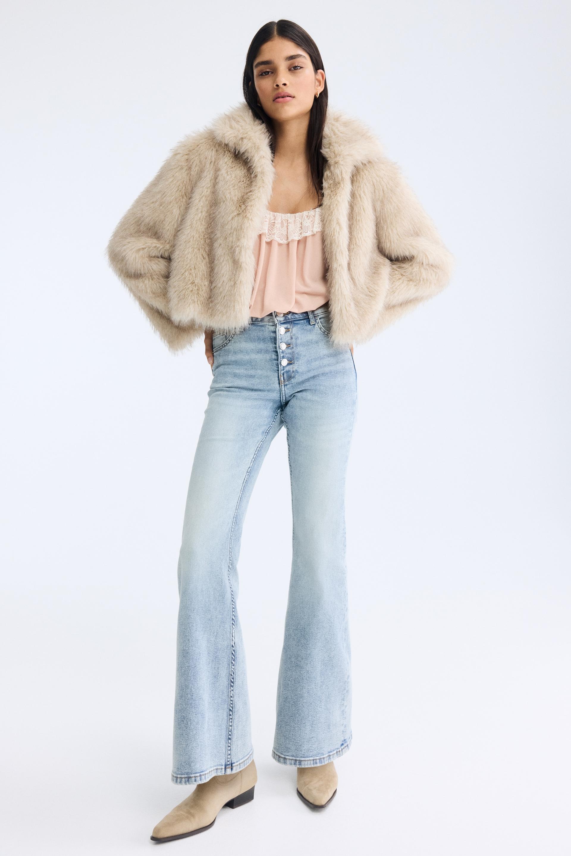 flared high jeans