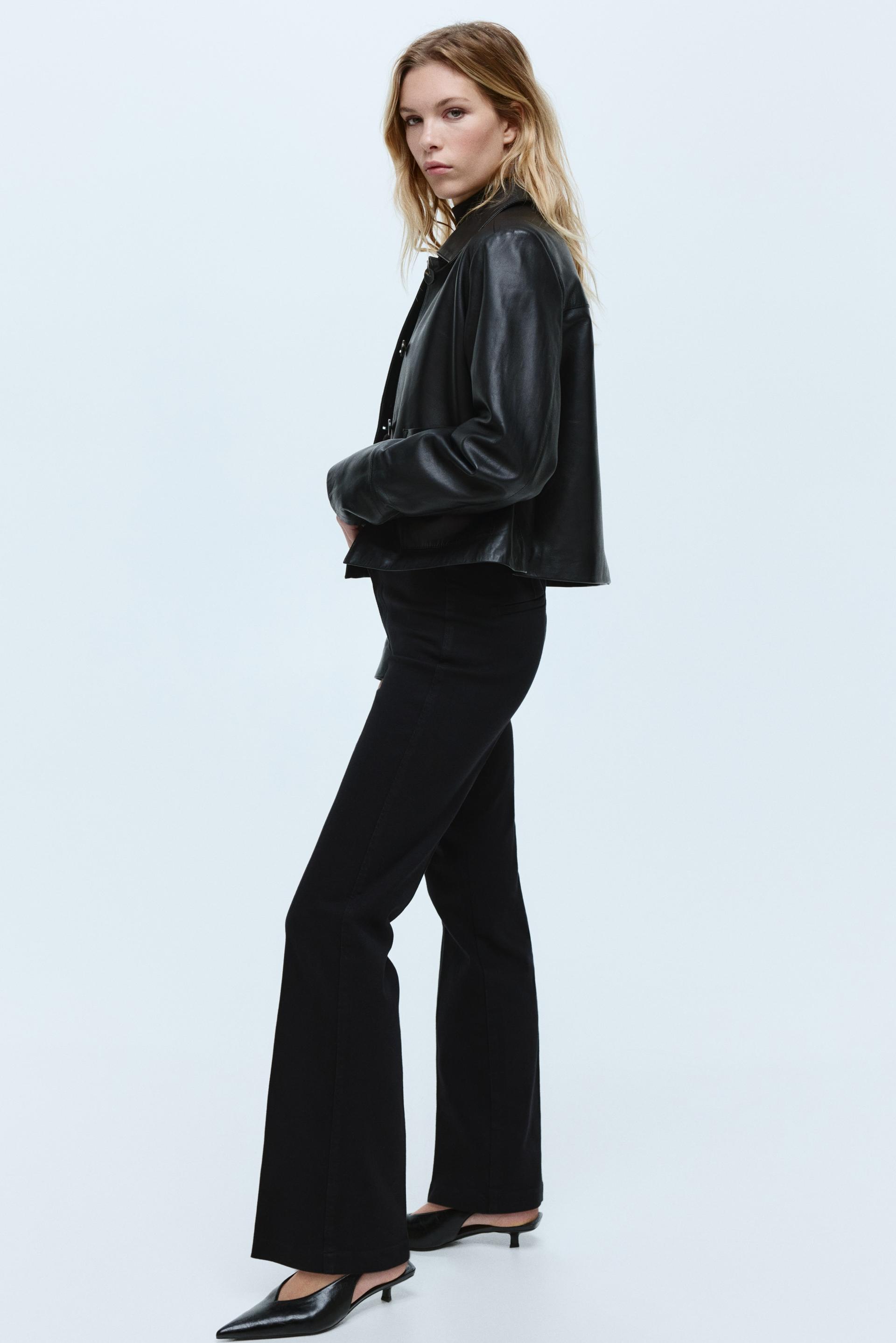flared high jeans