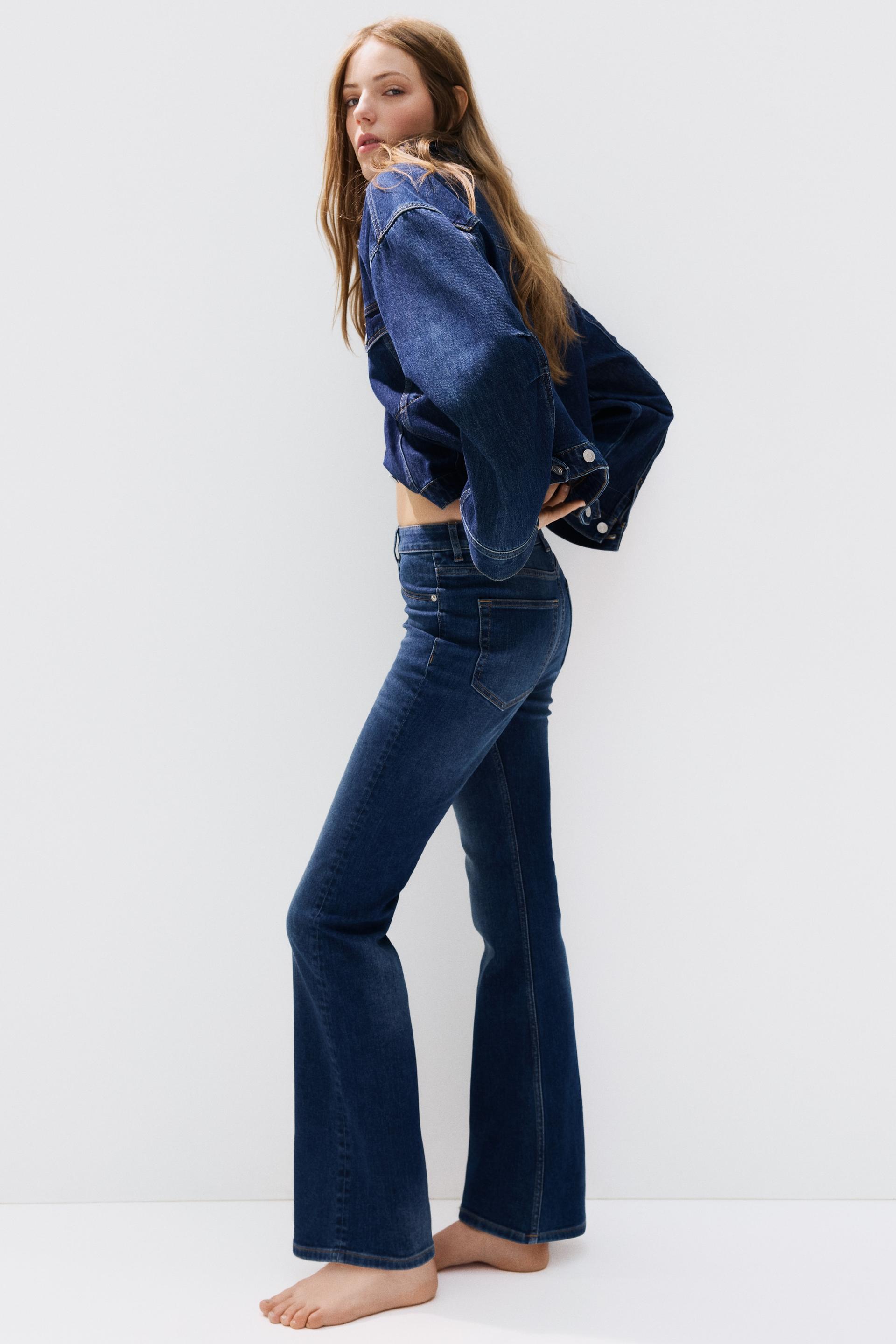 flared high waist jeans