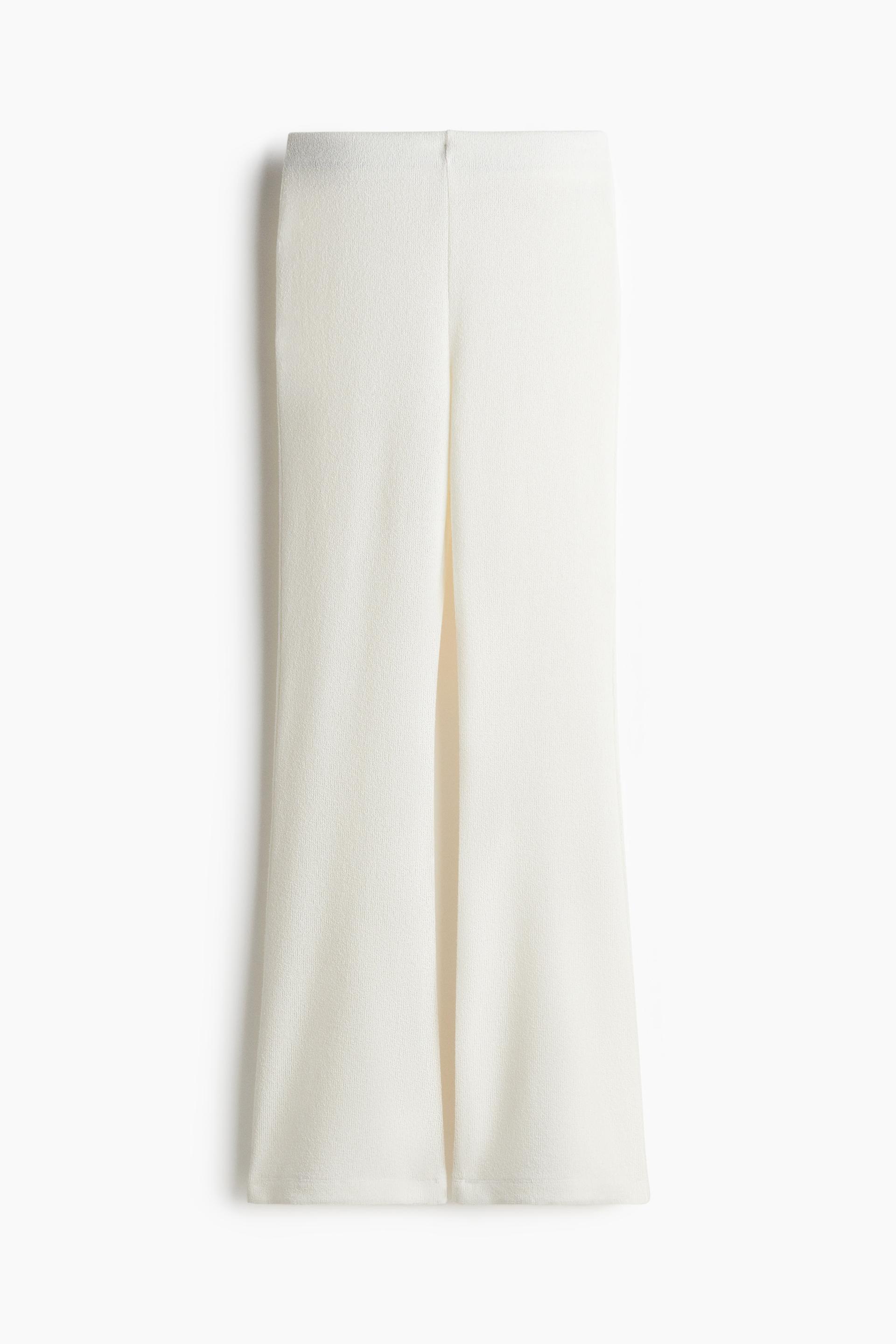 flared knit pants