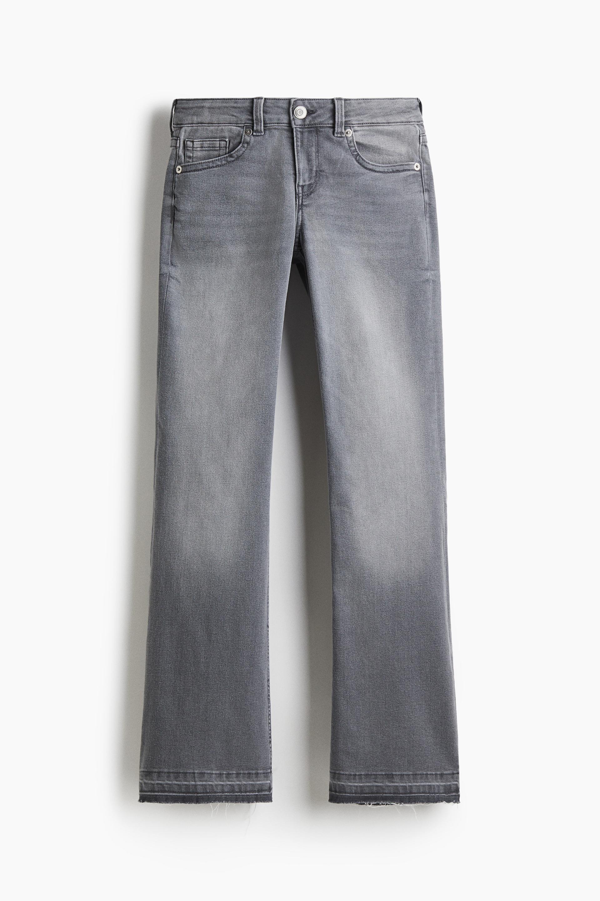 flared low jeans