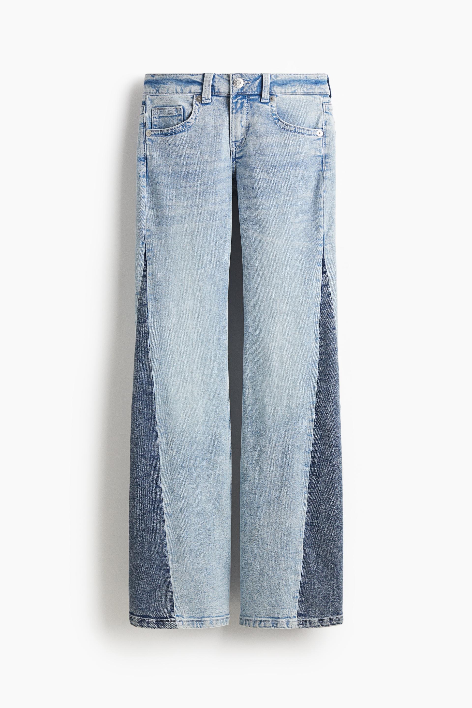 flared low jeans