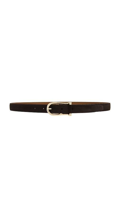 flattered betty belt in chocolate. - size l (also in m/l)