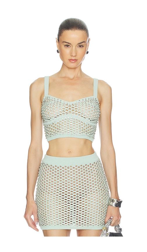 fleur du mal spotlight bralette in mint. - size s (also in xs)