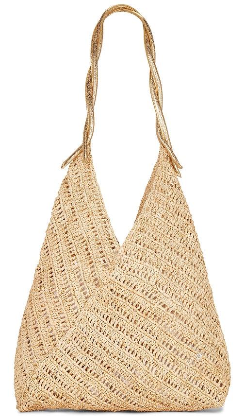 florabella panama lux bag in neutral.