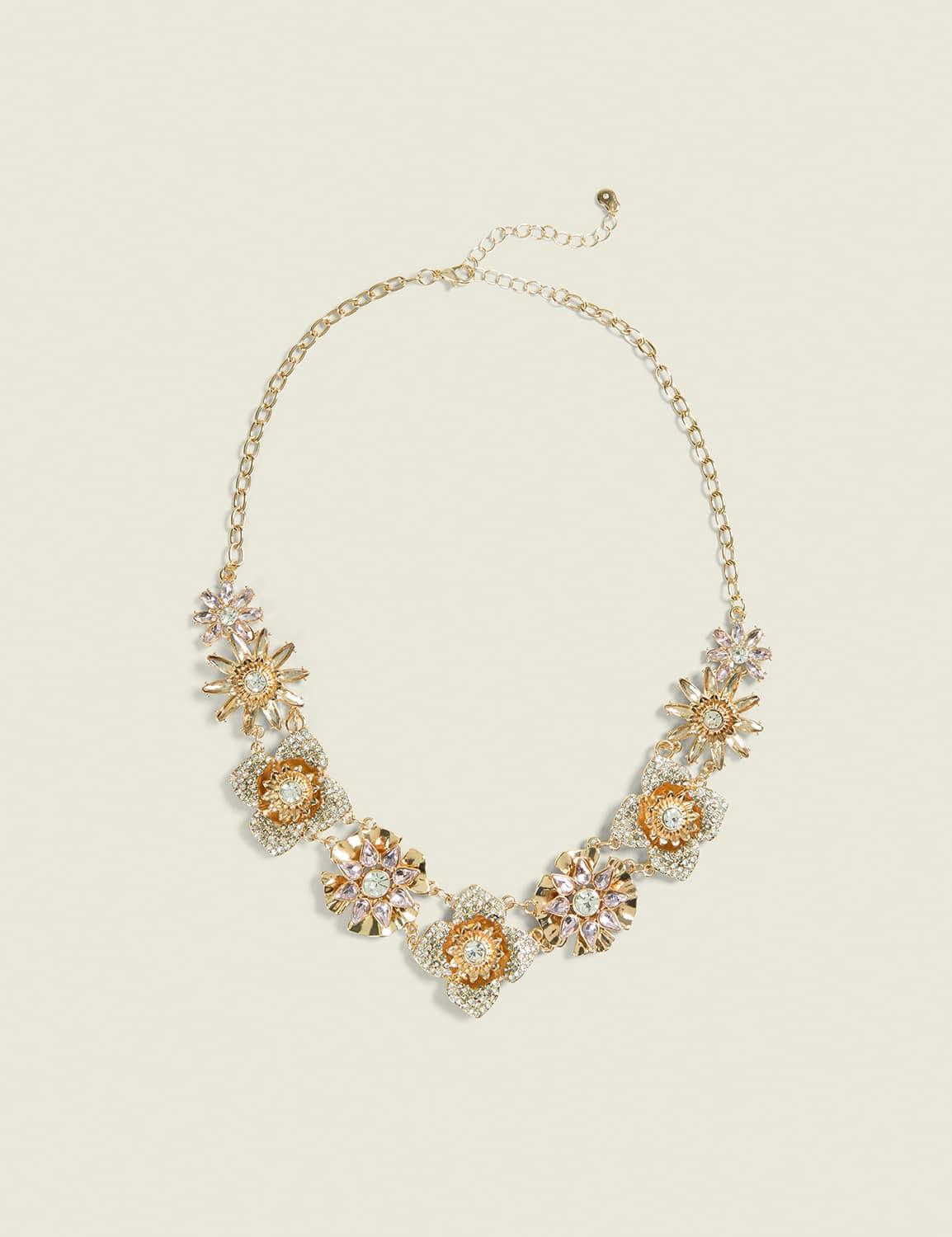 floral statement necklace