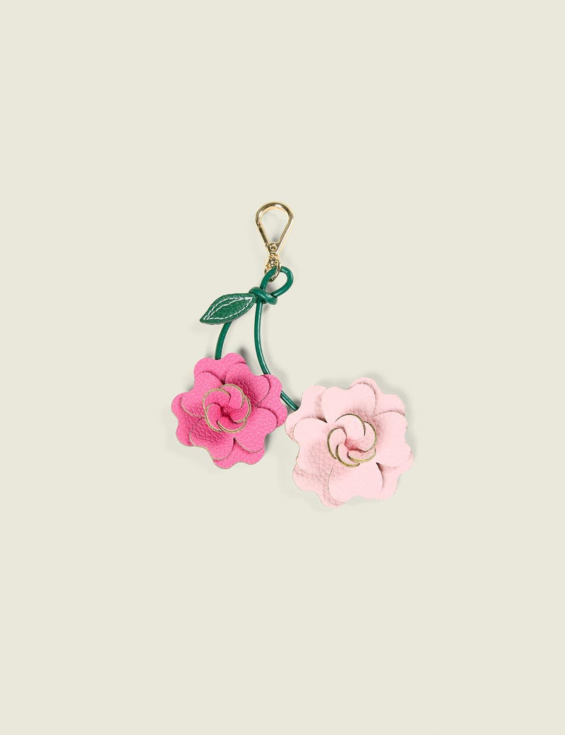 flower bag charm