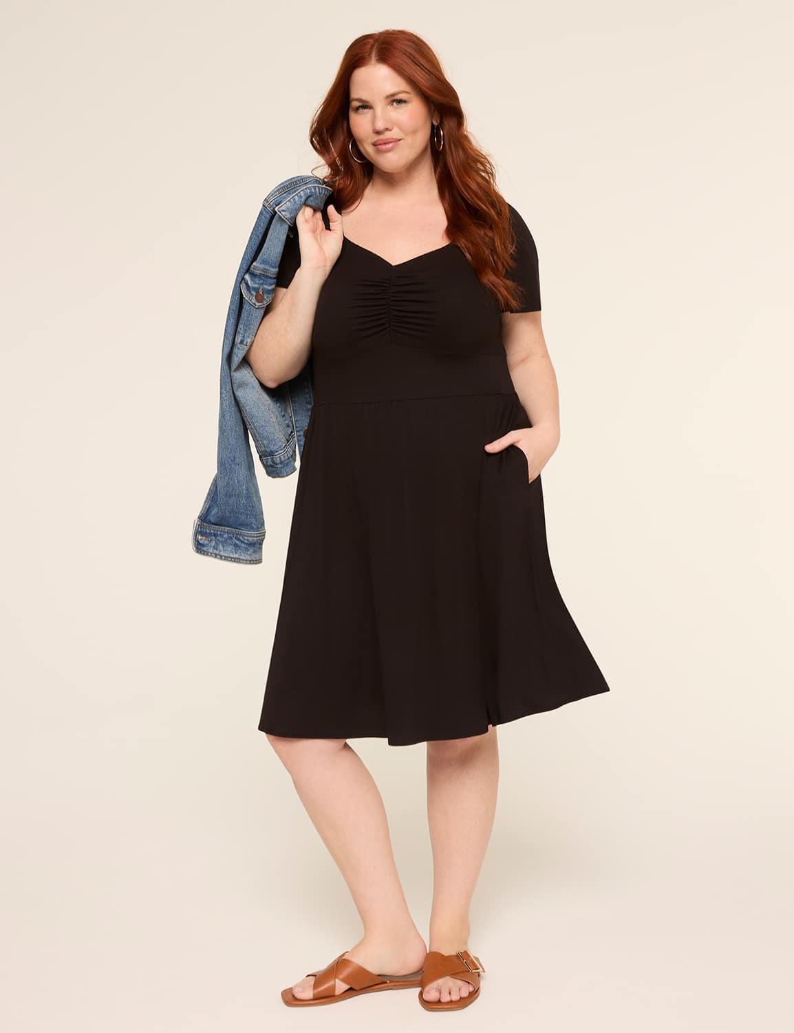 flutter-sleeve short dress