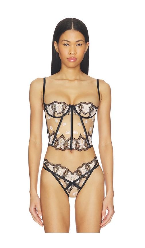 for love & lemons truest love bustier in black. - size s (also in xl, xxs)
