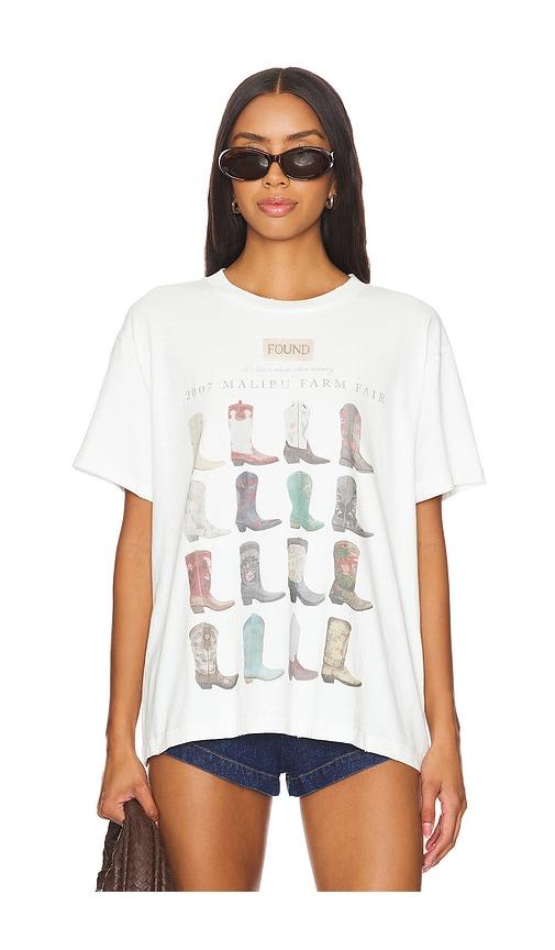 found malibu farm fair tee in white. - size l (also in xs, s, m, xl)