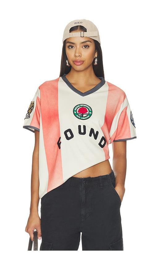 found striped statesman jersey in red. - size l (also in xs, s, m, xl)