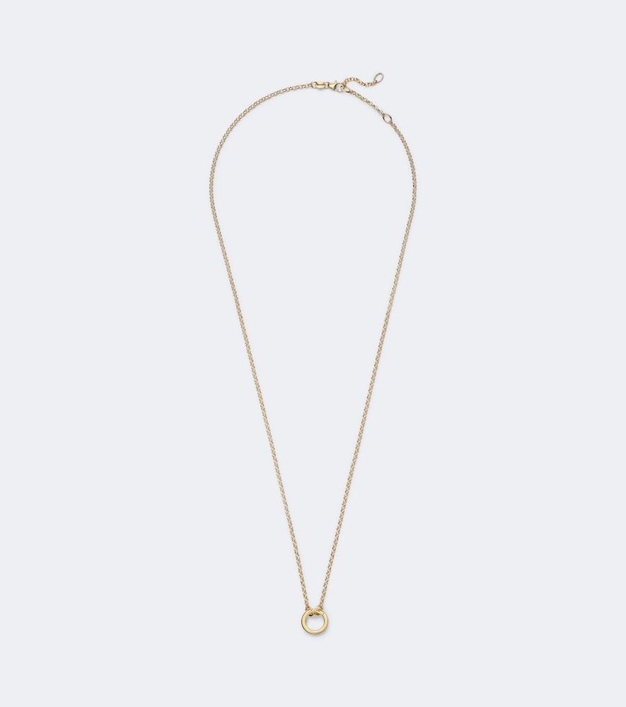 foundrae belcher small 18kt gold chain necklace