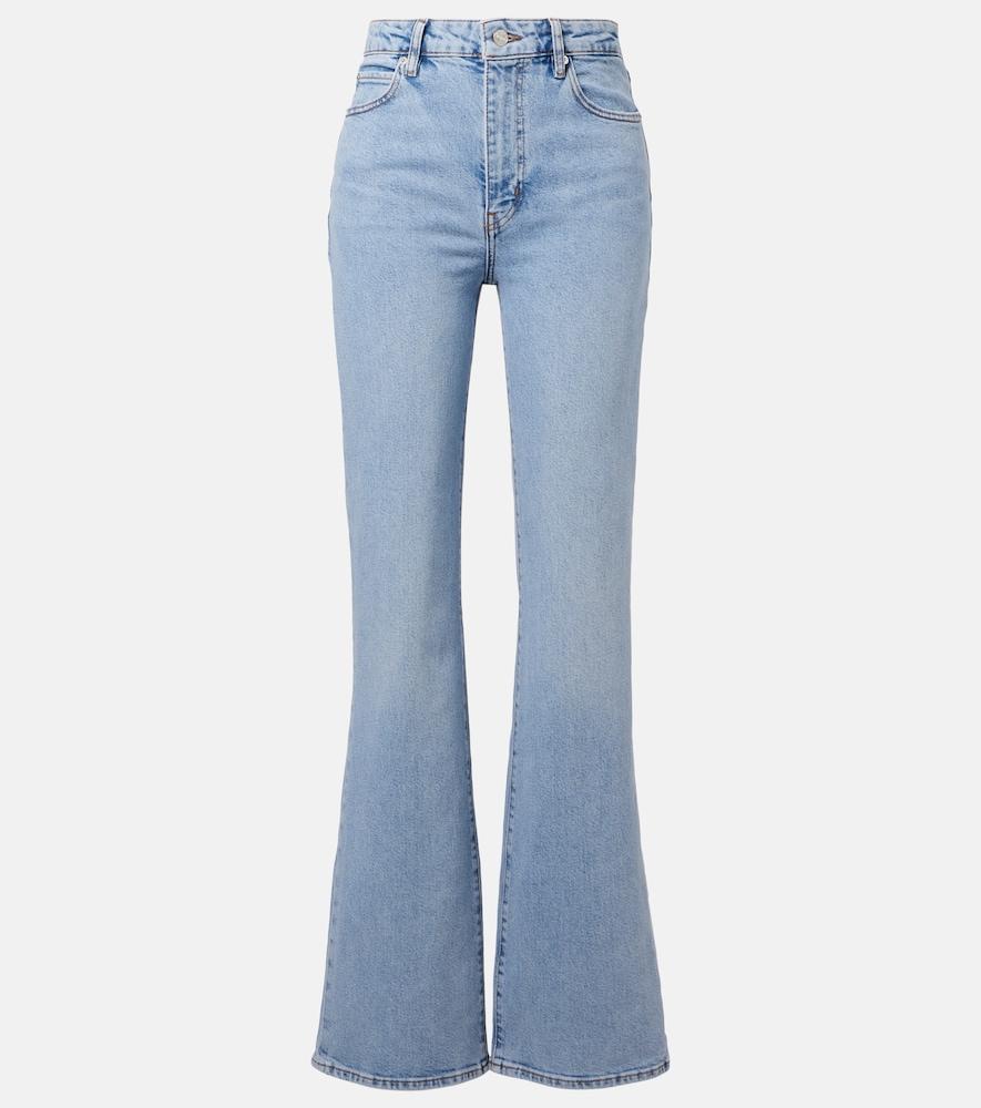frame arrow high-rise bootcut jeans