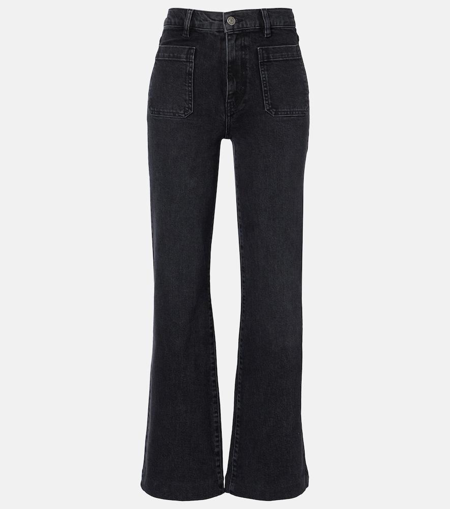 frame arrow high-rise bootcut jeans