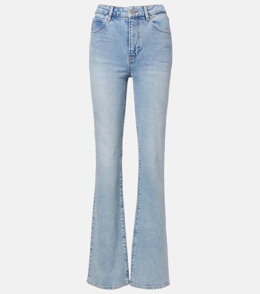 frame arrow high-rise bootcut jeans