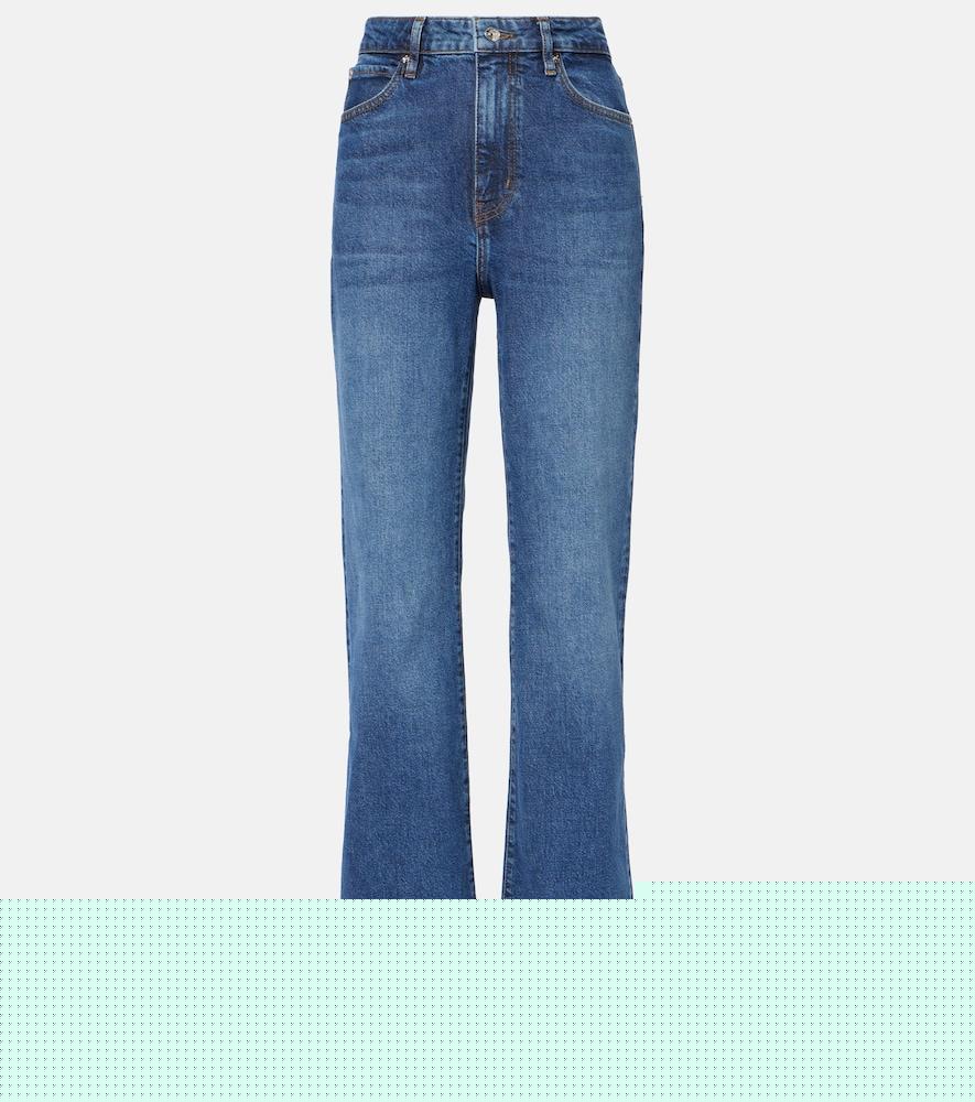 frame arrow high-rise bootcut jeans