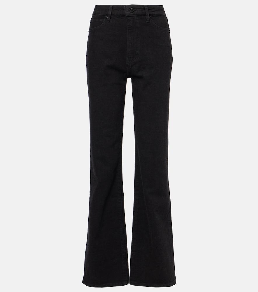 frame arrow high-rise flared jeans