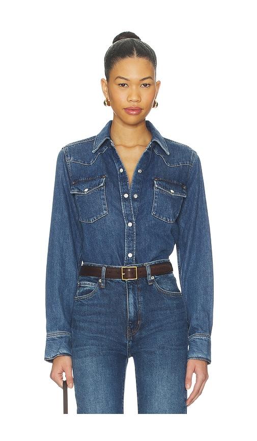 frame classic shirt in blue. - size m (also in xl)