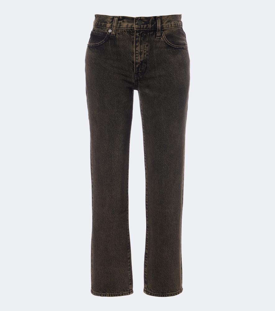 frame hang straight jeans