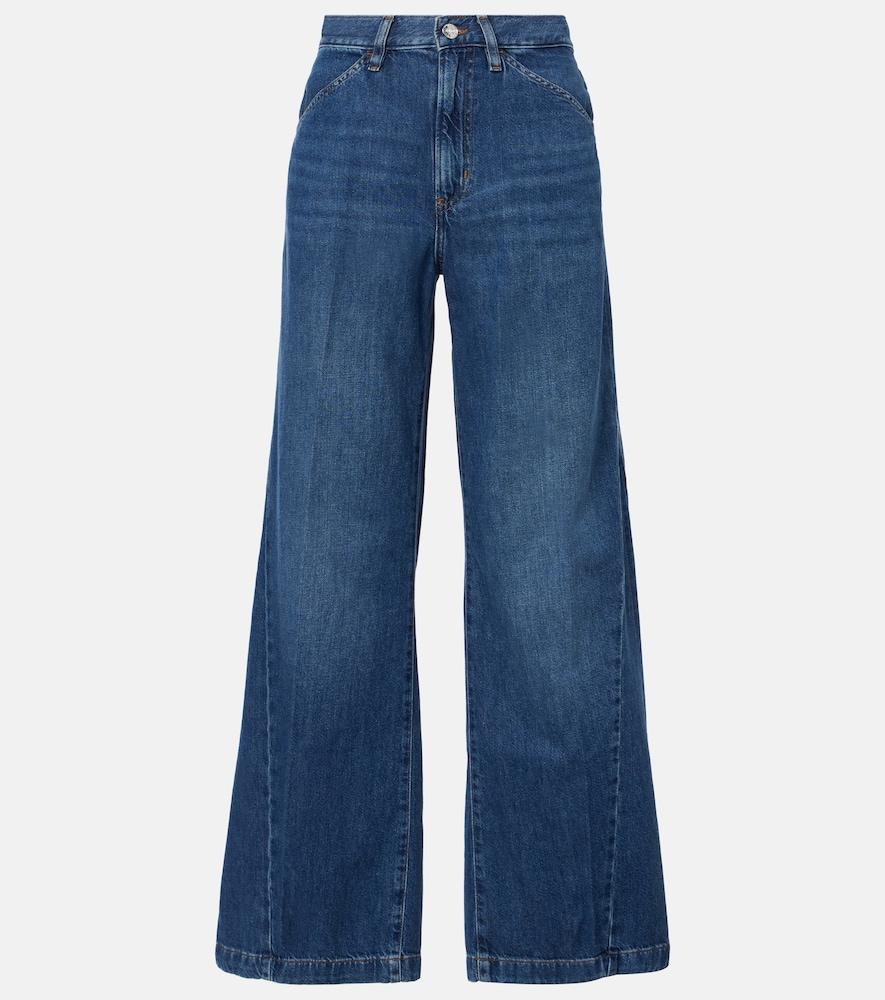 frame le baggy palazzo wide-leg jeans