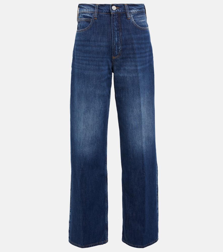 frame le high 'n' tight wide-leg jeans