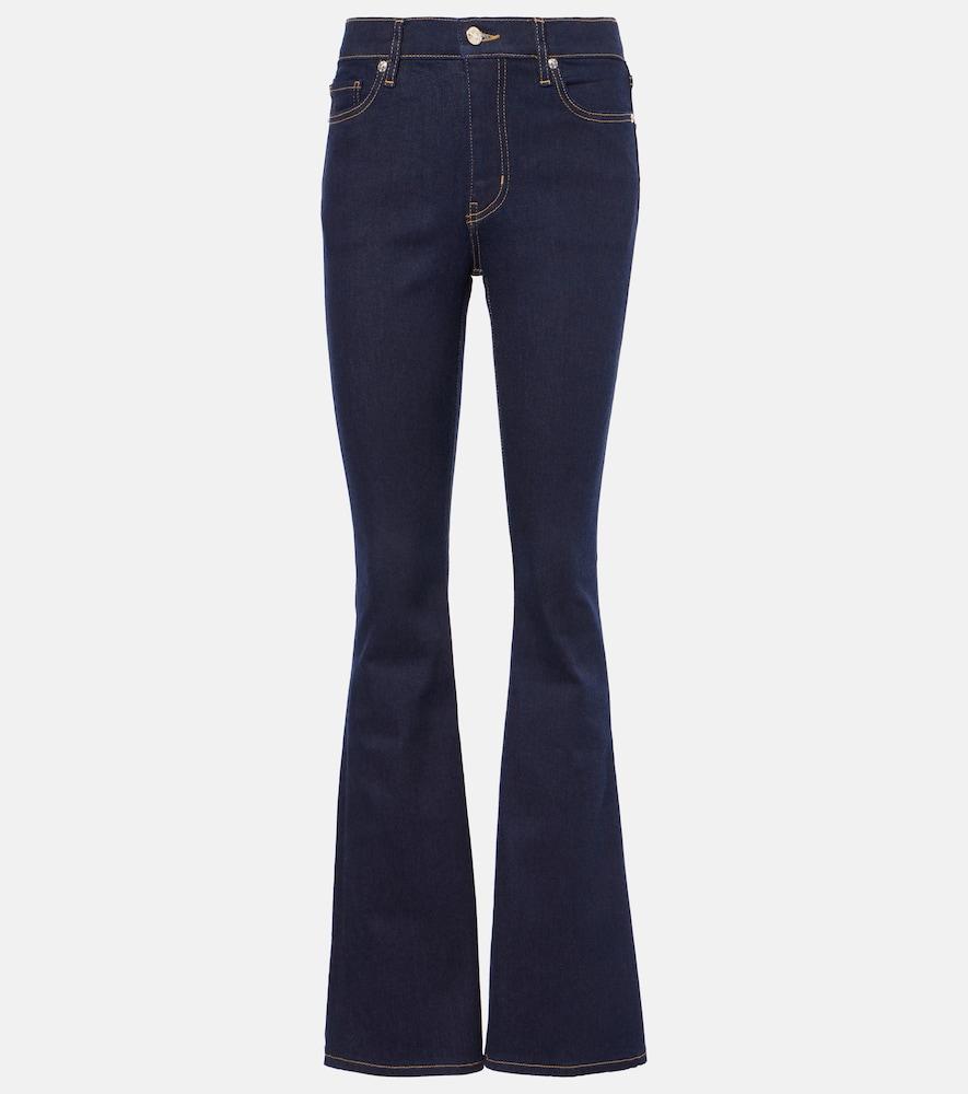 frame le high flare flared jeans