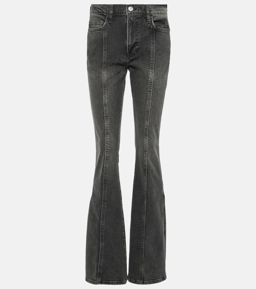 frame le high flare high-rise flared jeans