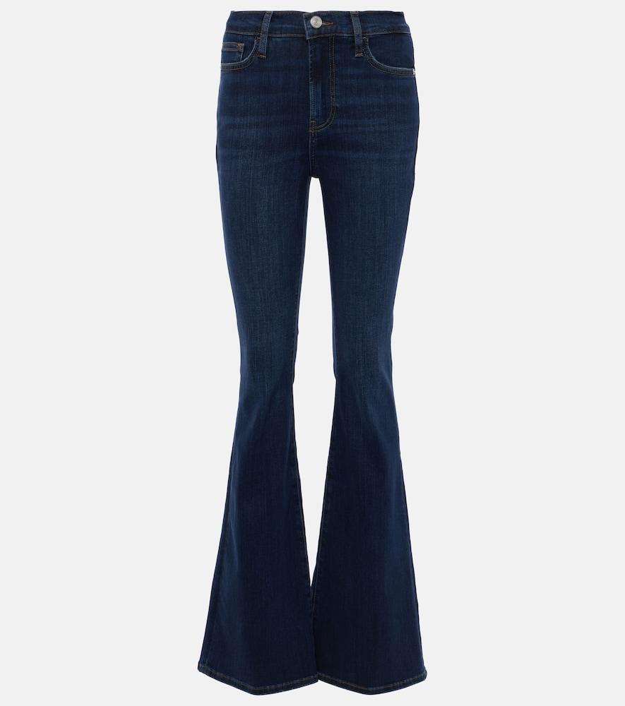 frame le high flare high-rise jeans