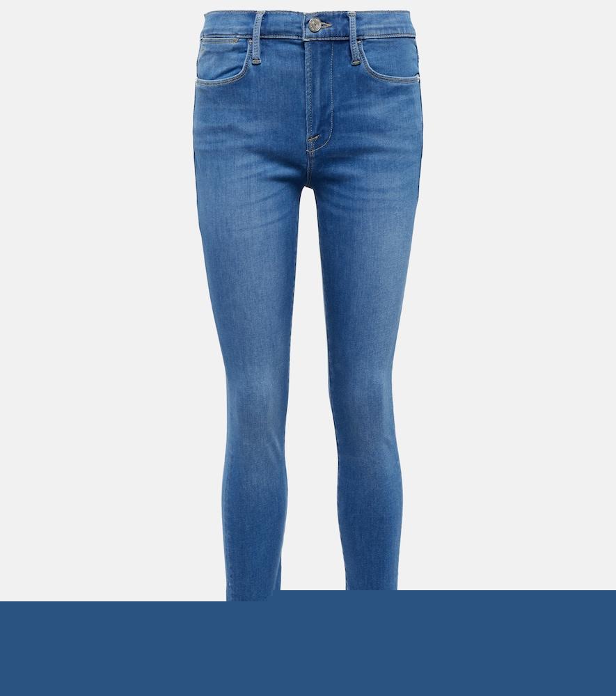 frame le high skinny raw after jeans