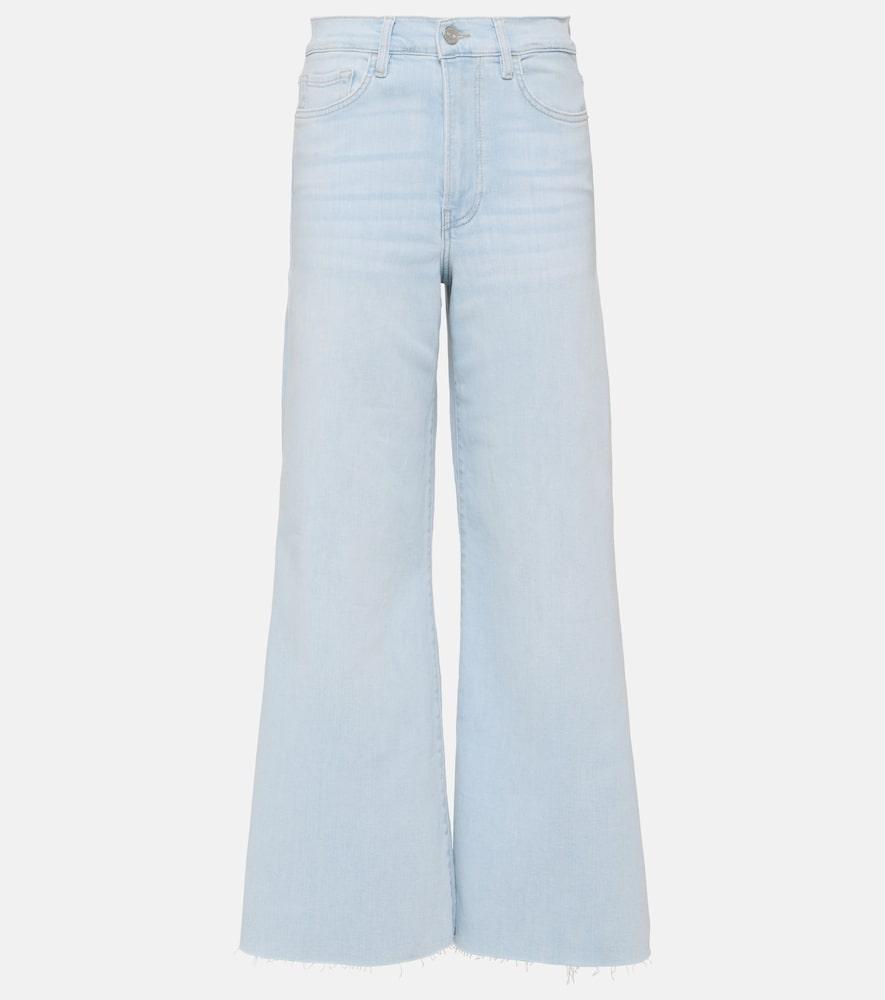frame le palazzo cropped wide-leg jeans