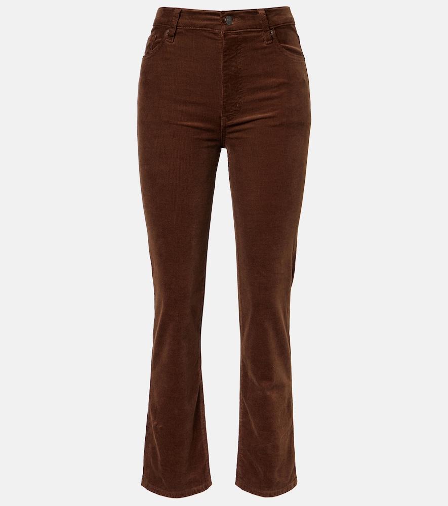 frame le sleek mid-rise straight jeans