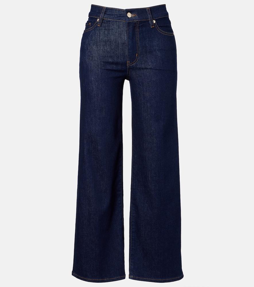 frame le slim palazzo crop wide-leg jeans