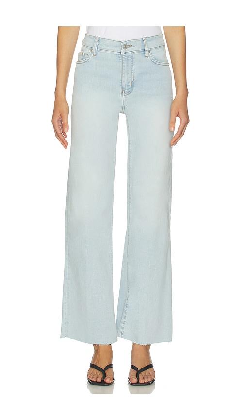 frame le slim palazzo jeans in blue. - size 23 (also in 26, 27, 28, 31, 32, 33, 34)