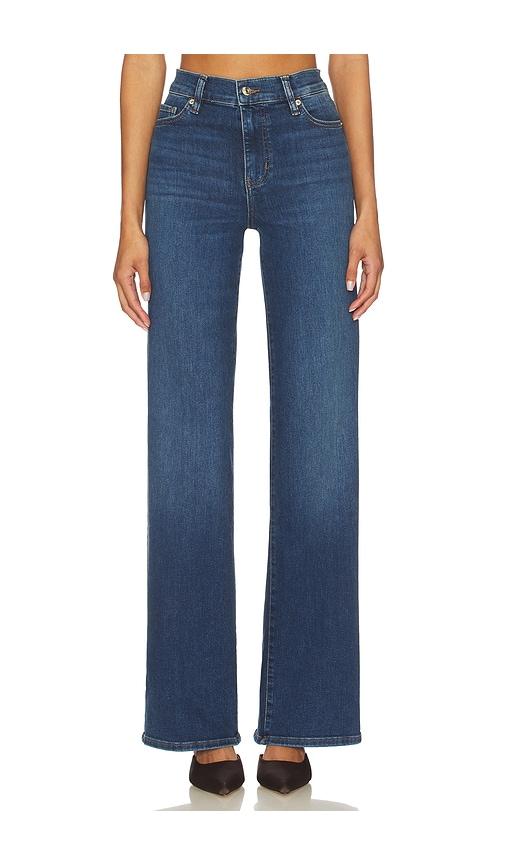 frame le slim palazzo long jeans in navy. - size 26 (also in 31, 32)