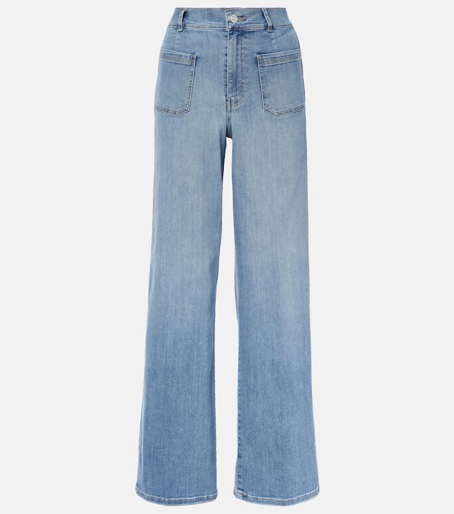 frame le slim palazzo wide-leg jeans