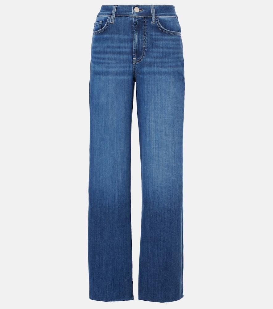 frame le slim palazzo wide-leg jeans