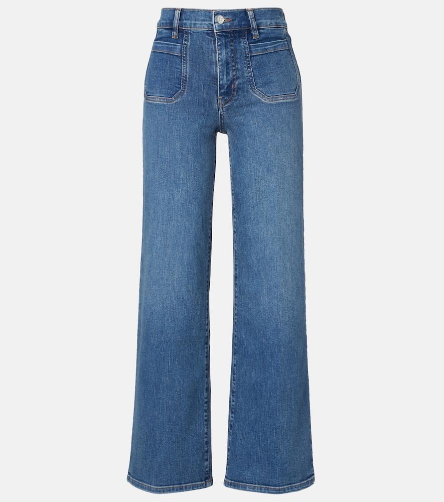frame le slim palazzo wide-leg jeans
