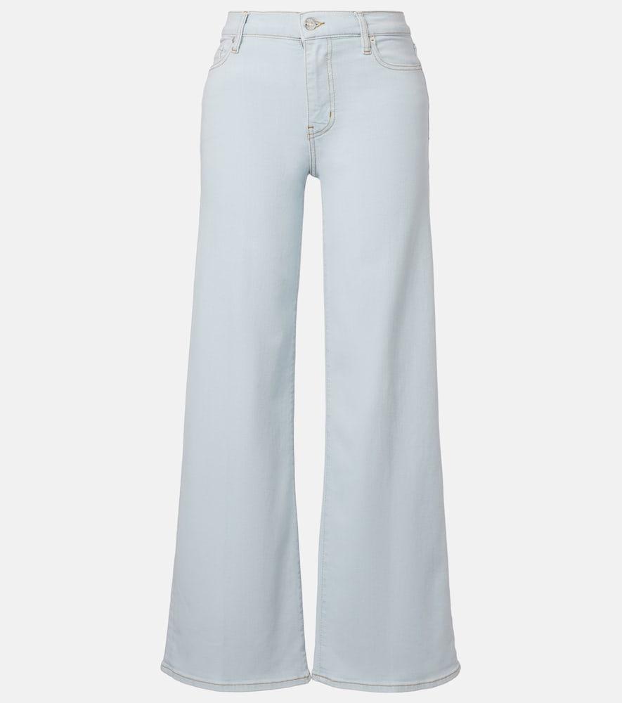 frame le slim palazzo wide-leg jeans