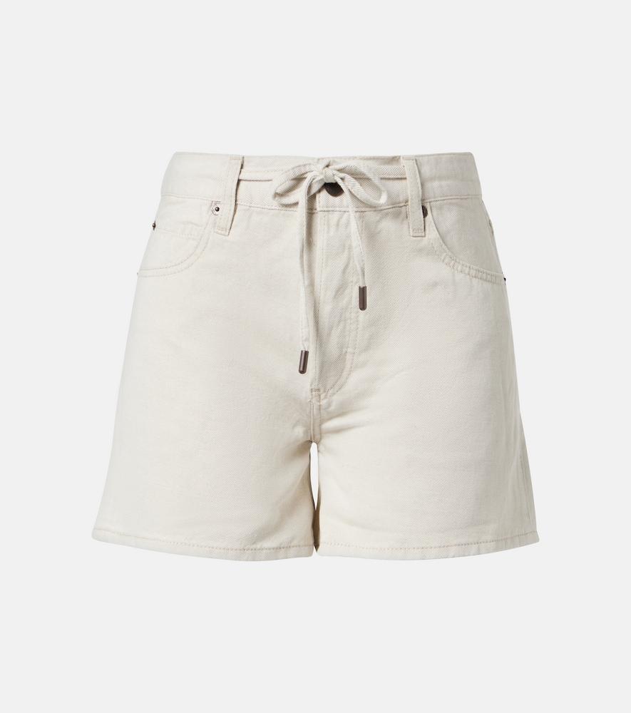 frame off duty denim shorts