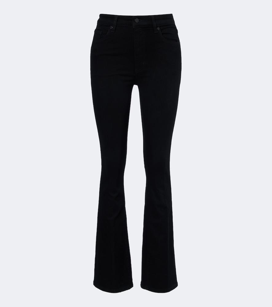 frame reboot high-rise bootcut jeans