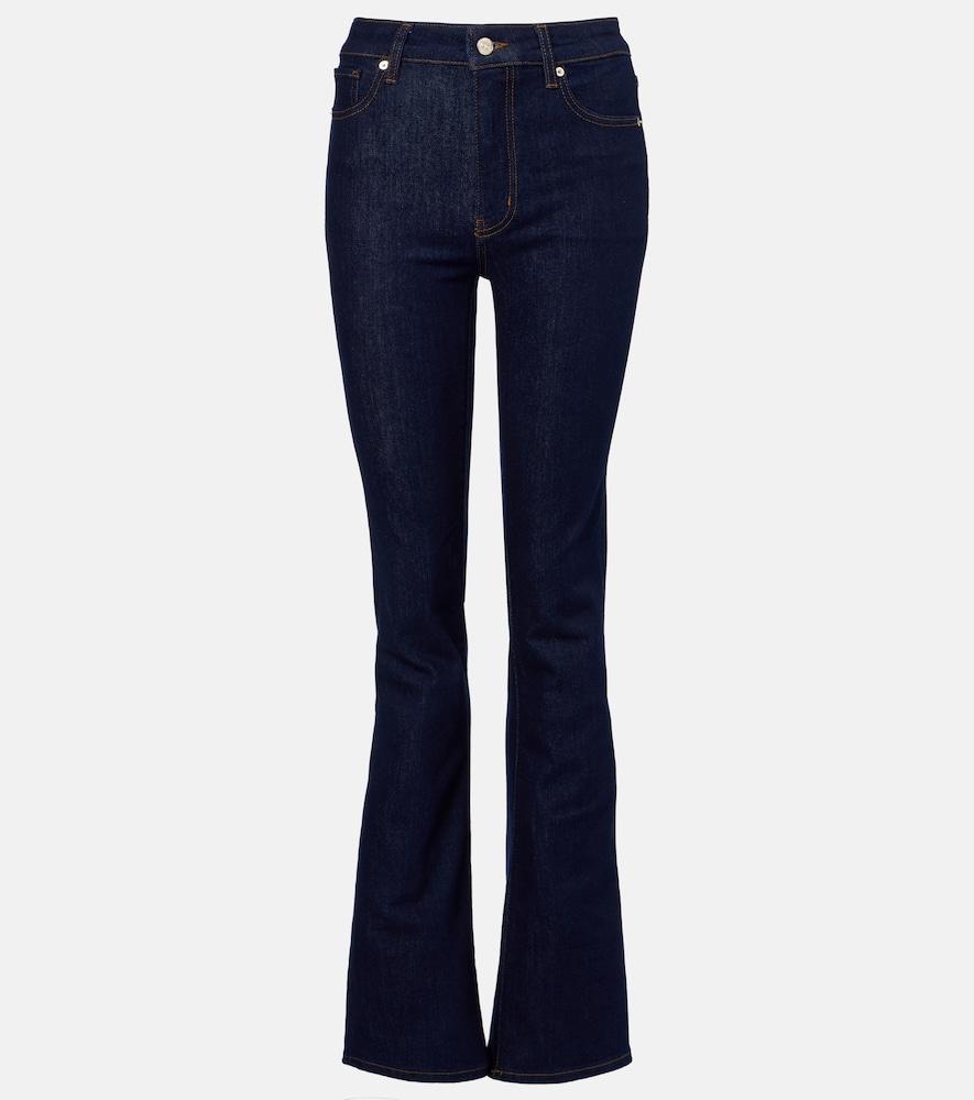 frame reboot high-rise bootcut jeans