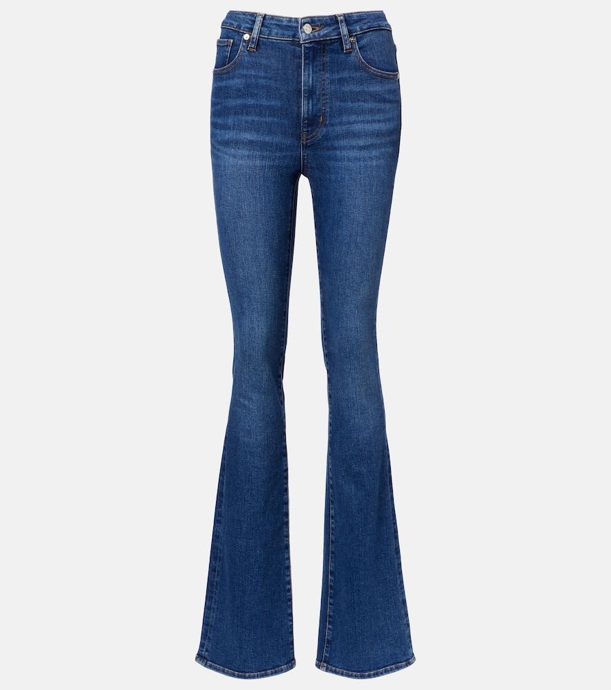 frame reboot high-rise flared jeans