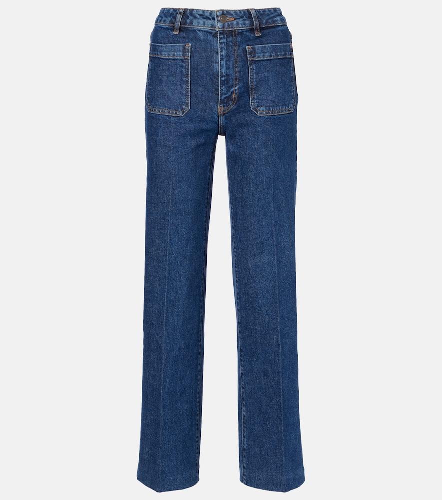 frame refined saturn straight jeans