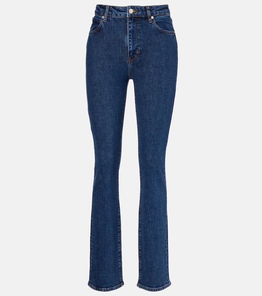 frame ruler high-rise slim jeans